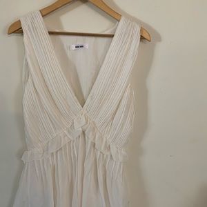 Anine Bing white billowed blouse M